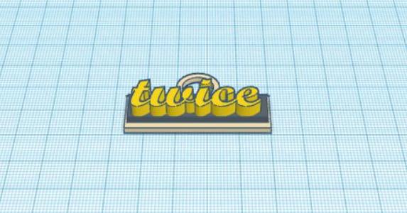 twice keychain