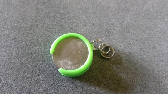 key chain coin holder