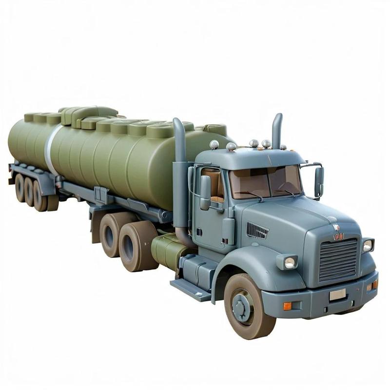 Tanker Truck 3D Model STL Printable - 3D Model STL Printing