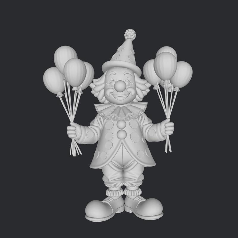 clown men, High-Quality 3D Model STL Files for Print - Instant Download & Ready-to-Use!