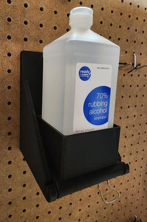 Square Bottle Holder - Pegboard System