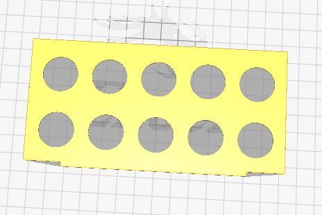 Sacrament tray cup insert for 10
