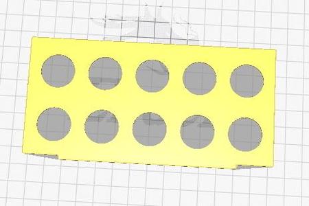 Sacrament tray cup insert for 10