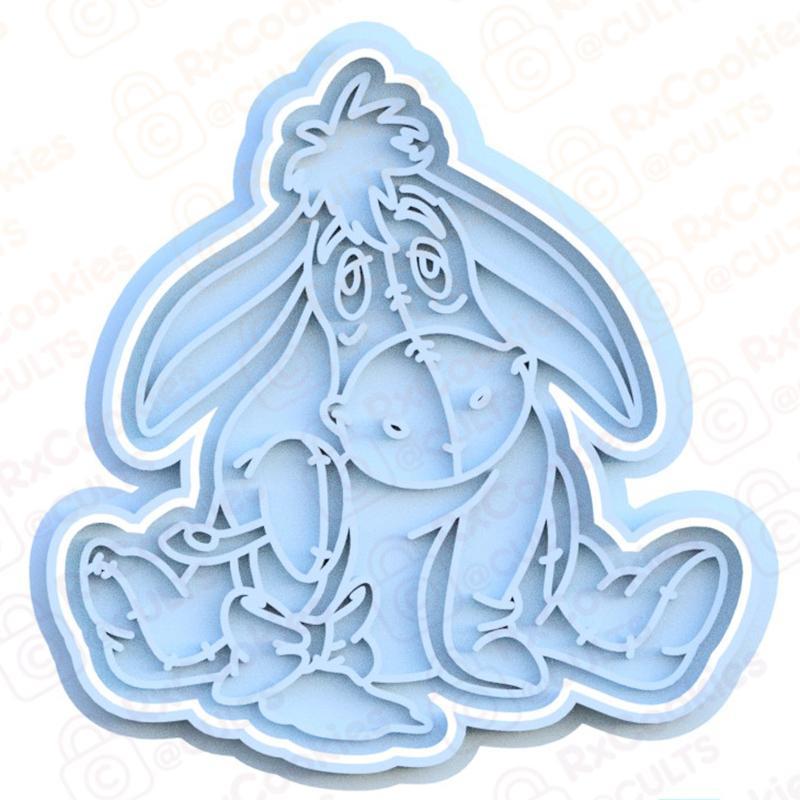 Donkey from winnie pooh cookie cutter