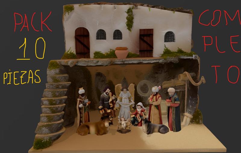 MYSTERY PACK CHRISTMAS CRIB PRINTABLE