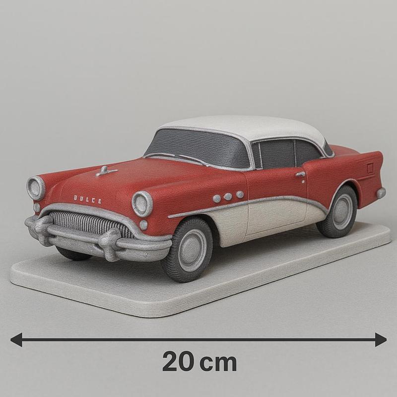 1954 Buick 1:24 Scale - Classic Model for 3D Printing