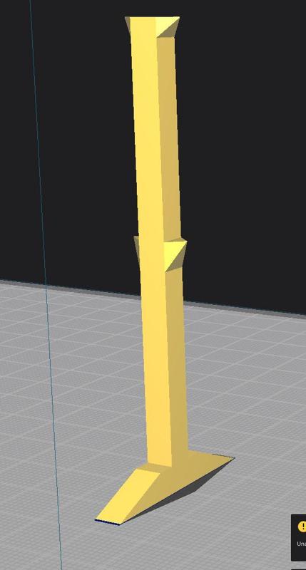 vertical Support for Lithopanes