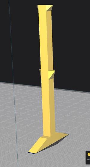 vertical Support for Lithopanes