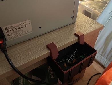 Bambu Lab table-attached poop bucket