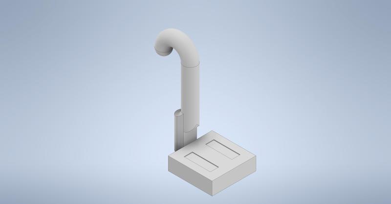 Desk hook slim