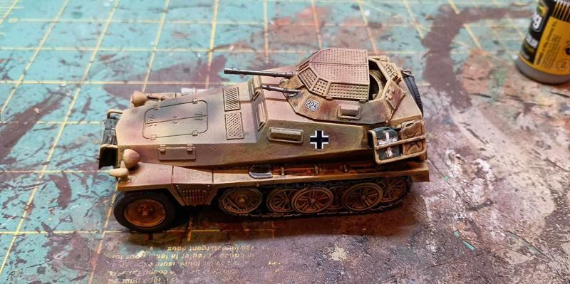 Half-track Sd.Kfz.250/9 Alte with 2cm Kwk autocannon (Germany, WW2)
