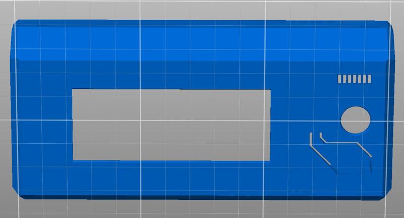 Prusa MK3S+ LCD Cover ohne Schrift (blank)