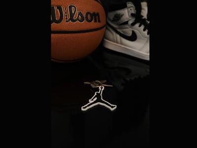 JORDAN logo keychain