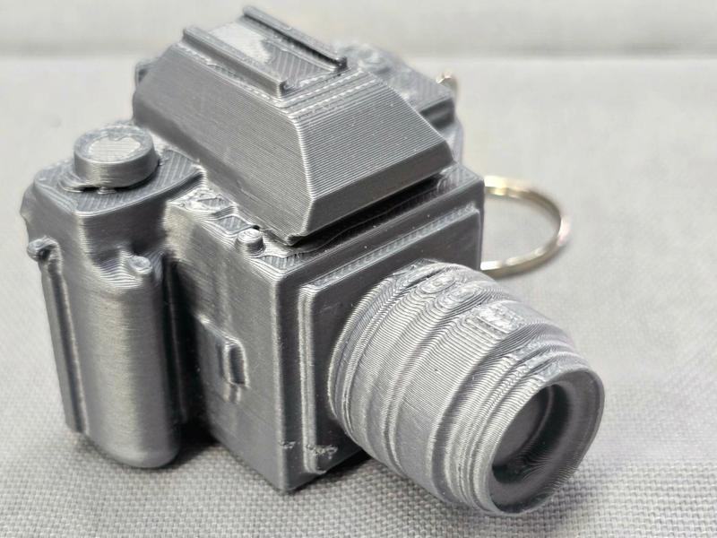 Hasselblad-style camera keychain