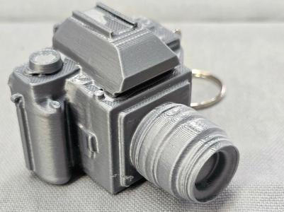 Hasselblad-style camera keychain