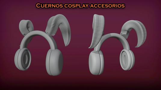 Horns Demon / Horns of demon cosplay accessories for headphones 27