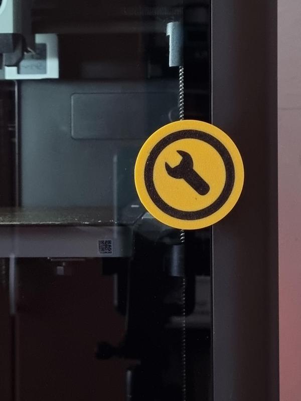 Bambu Maintenance Door Handle (slide on)