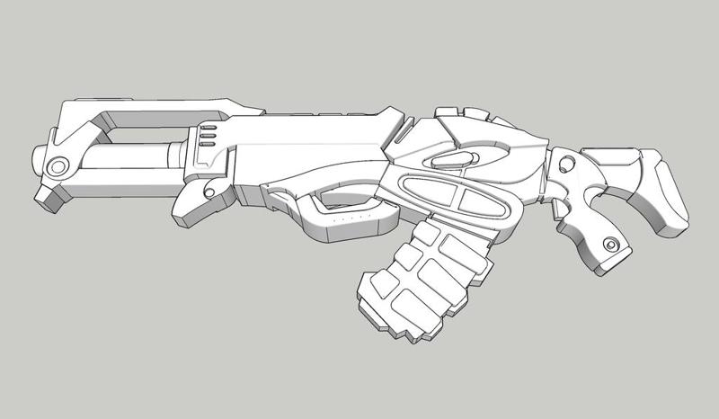 Nomad HMG for Infinity: The Game