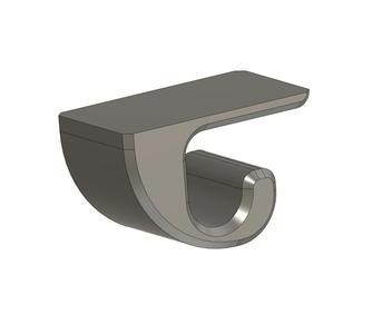 Cable hook for command tape