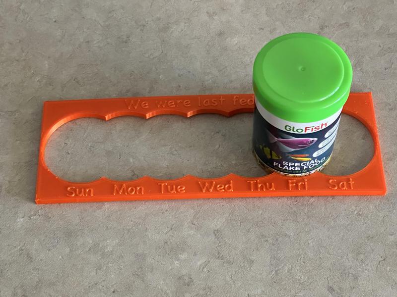 GloFish feeding indicator