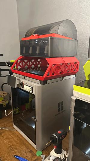 V2  Update Bambu Lab Ultimate P1P X1-C Riser+AMS Stand - Community Build!