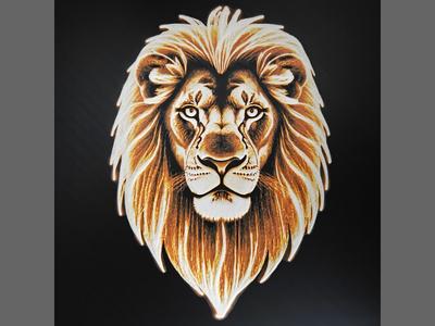 Neon Lion - Hueforge