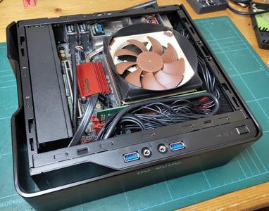 Air duct for Noctua NH-L9i in InWin Chopin SFF PC case