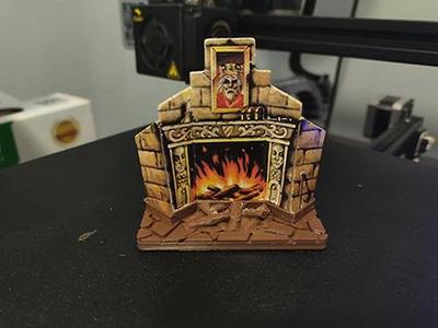 HeroQuest Fireplace Standoff