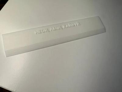 Straight cutter for clay   