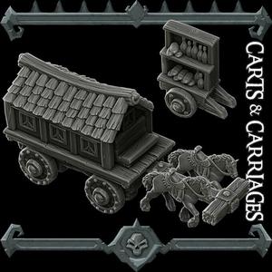 Gothic City: Carts & Carriages