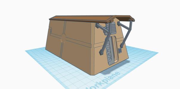Tarkin Town - Sheds 3 sizes - Slum Housing - LEGION scenery