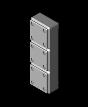 Gridfinity Washi tape holder 1x3.stl