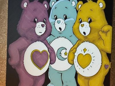Care Bear Stare HueForge Painting