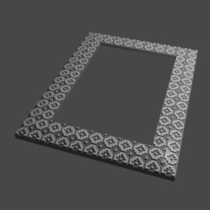 Pixel Flowers - Remix of 4x6 Picture Frame 2