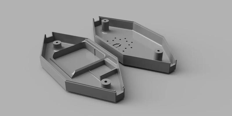 zigbee mini dimmer/switch case for cable mounting + wago 221-413 mount   