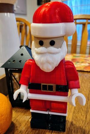 Lego-type Santa