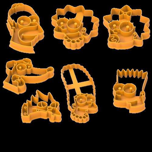 Cookie cutter Simpsons