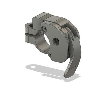 3 positions twin lock lever for MTB