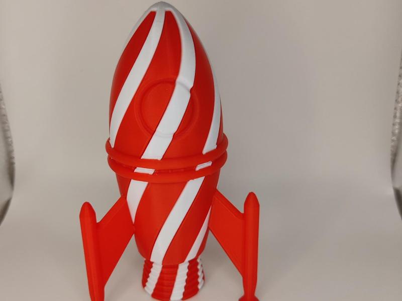 Impossible passthrough comic rocket