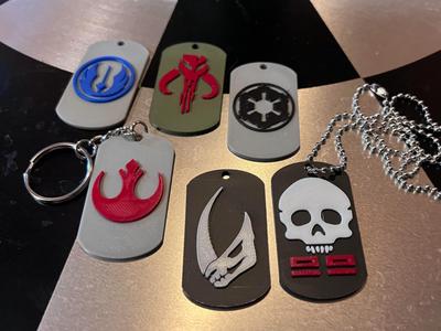 Star Wars Dog Tags and Key Chains