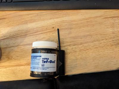 Tef-Gel TG-04 4 OZ Tub and Brush Holder