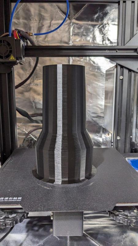 3 to 4 inch vent Duct Coupler Customizable