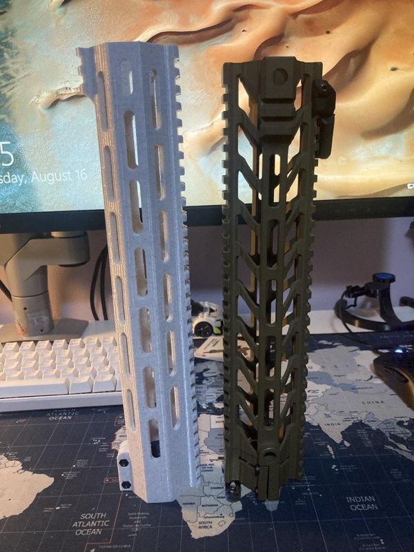 12 inch airsoft mlok handguard