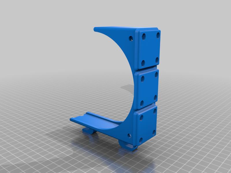 Gridfinity DC Fan 12025 stand (fume extractor)