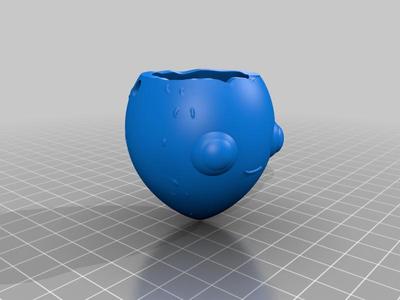 Fókuszcsoport kókusz logo 3D kulcstartó