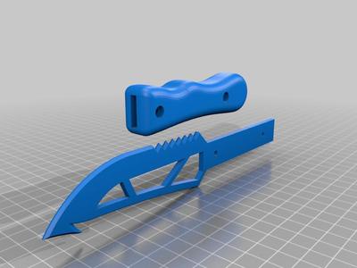 knife 1 with fishook