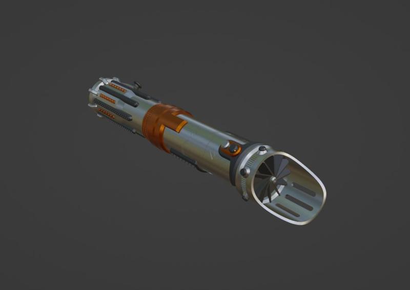 Custom Lightsaber #2 - Thinner middle ring