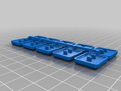 MBK Choc Low Profile Keycaps - 10x1U panel