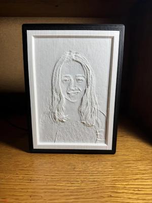 5x7 Lithophane Frame   