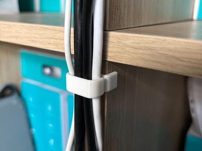Cable Clip for Ikea Kallax